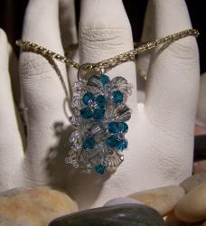 Collier pendentif swarovski