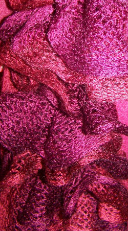 Echarpe laine cancan adulte rouge prune