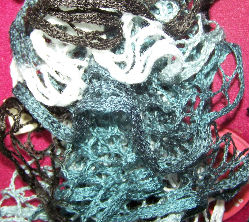 Echarpe laine cancan adulte dégradé noir